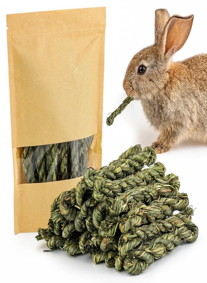 matafat 25pcs Rabbit Timothy Hay Toy for Bunny Small Animal Treats Natural Grass Stick Chew Toys Snacks Molar Teeth Grinding for Guinea Pigs Chinchillas Hamsters - Image 1